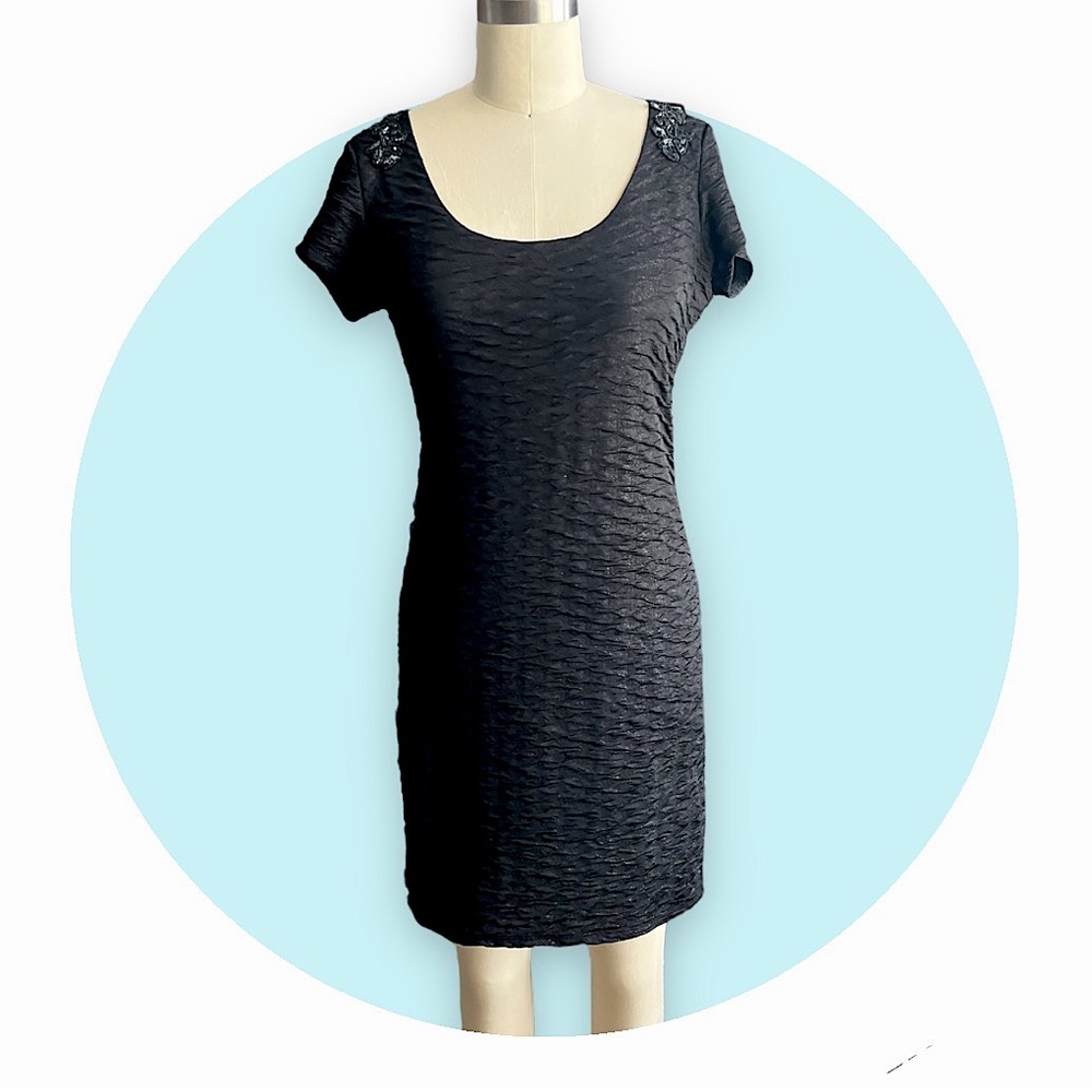 Free People Sexy Open-back Black Dress